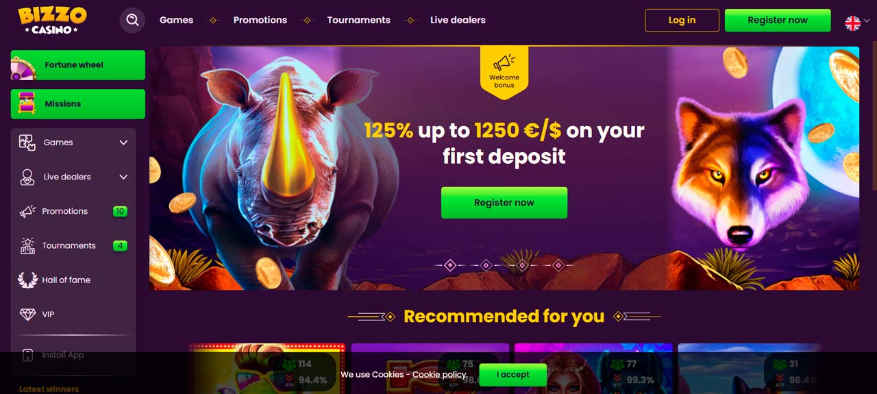 Bizzo online casino