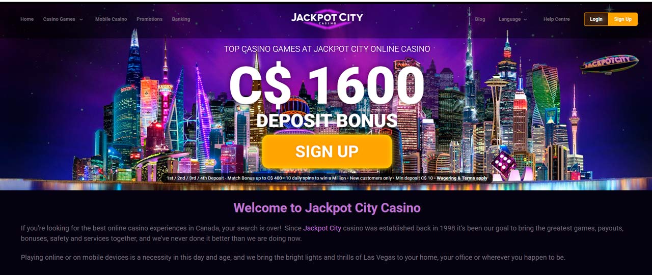 Jackpot City online casino