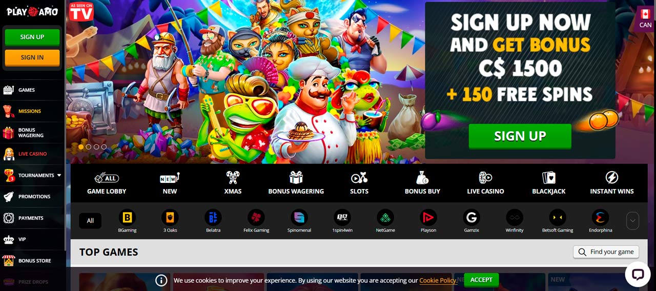 PlayAmo online casino