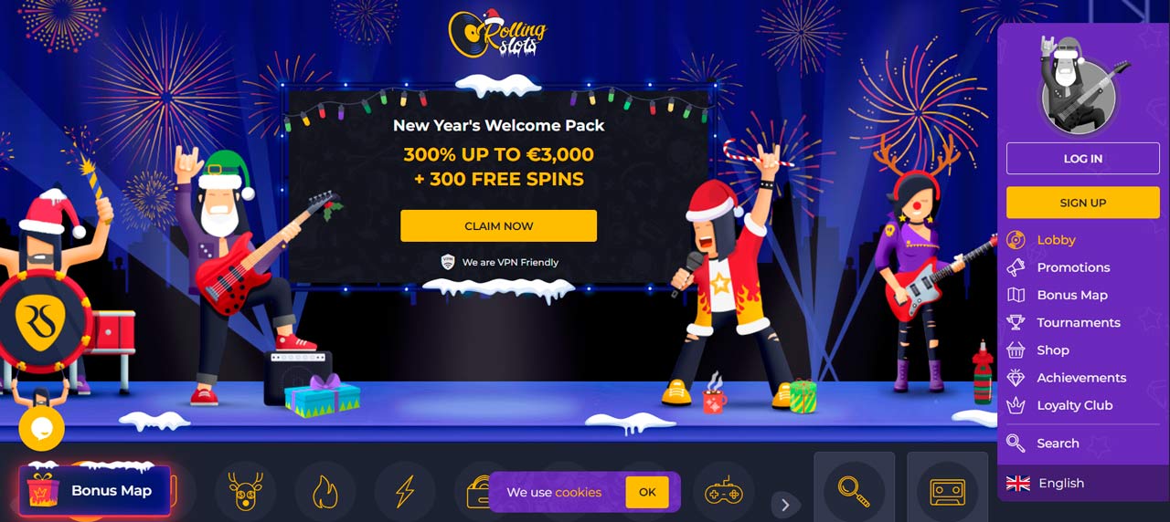 Rolling Slots online casino