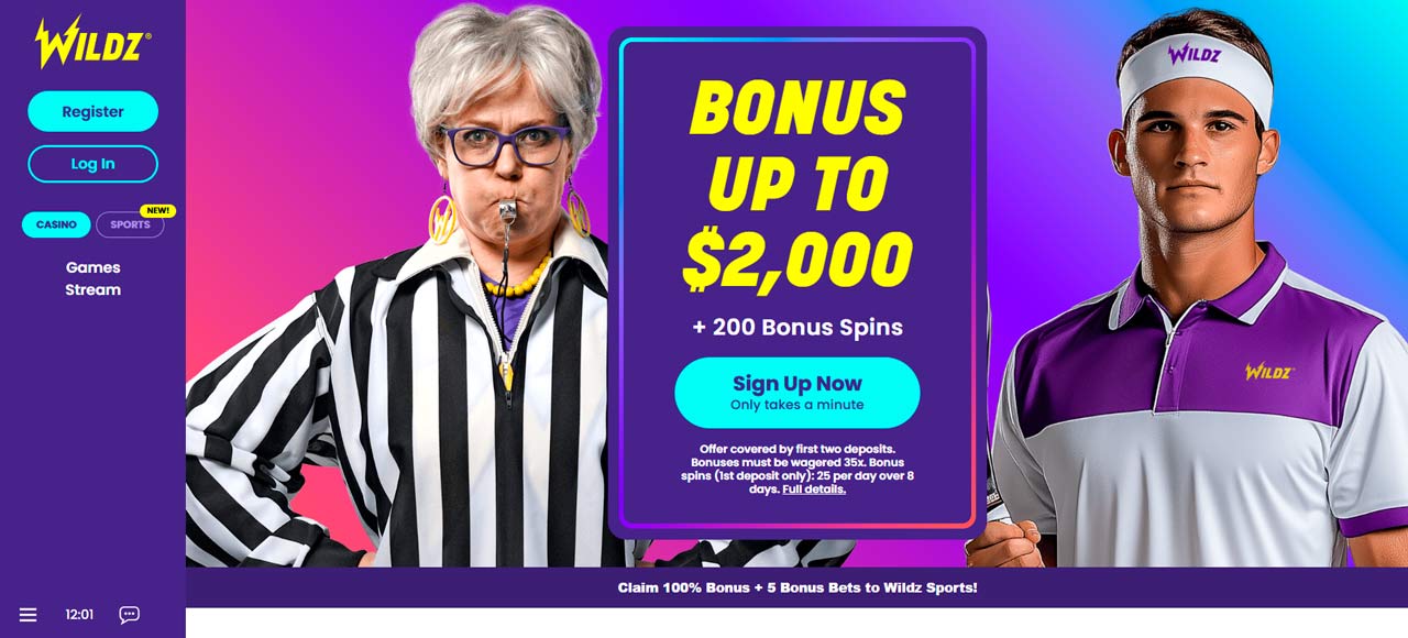 Wildz online casino